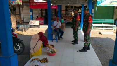 Babinsa  Berikan Rasa Aman Kepada Masyarakat