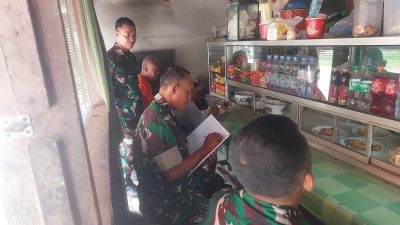 Babinsa Himbau Warga Pupuk Rasa Persatuan dan Kesatuan