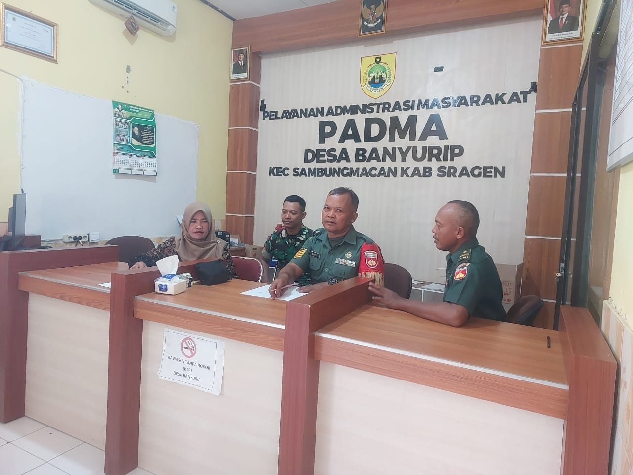 Sinergi Babinsa dan Perangkat Desa Menjadi Pilar Kekuatan Pembangunan Desa