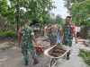 Babinsa Bersama Warga Sukseskan Karya Bakti Pengecoran Jalan, Wujudkan Infrastruktur Desa yang Lebih Baik