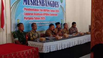 Babinsa Aktif dalam Musyawarah Desa Membangun Sinergi Untuk Kesejahteraan Warga