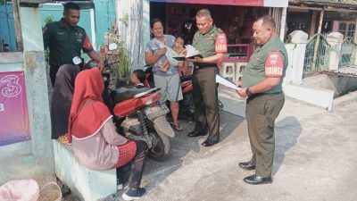 Babinsa Bergerak Cepat Peduli Kesehatan Bayi, Cari Data Anak Stunting Untuk Deteksi Dini