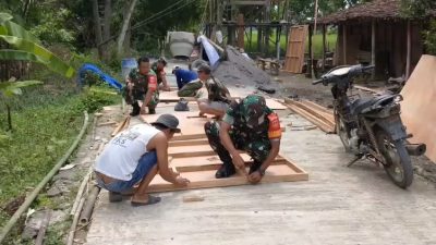 Babinsa Berperan Aktif Dalam Pembuatan PAM SIMAS
