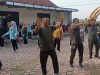 Danramil dan Anggota Gelar Senam Jumat Sehat Bersama Muspika