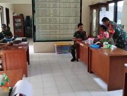 Babinsa Datangi Kantor PPL Cari Data Lahan Sawah untuk Sasaran Pengairan Babinsa Datangi Kantor PPL Cari Data Lahan Sawah untuk Sasaran Pengairan