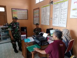 Babinsa Kunjungi Polindes, Lakukan Pendataan Kasus Stunting di Wilayah Babinsa Kunjungi Polindes, Lakukan Pendataan Kasus Stunting di Wilayah
