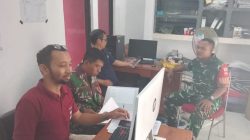 Babinsa Berkoordinasi Dengan PPL Untuk Perbaiki Data Pertanian di Wilayah Babinsa Berkoordinasi Dengan PPL Untuk Perbaiki Data Pertanian di Wilayah