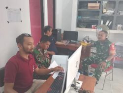 Babinsa Berkoordinasi Dengan PPL Untuk Perbaiki Data Pertanian di Wilayah Babinsa Berkoordinasi Dengan PPL Untuk Perbaiki Data Pertanian di Wilayah