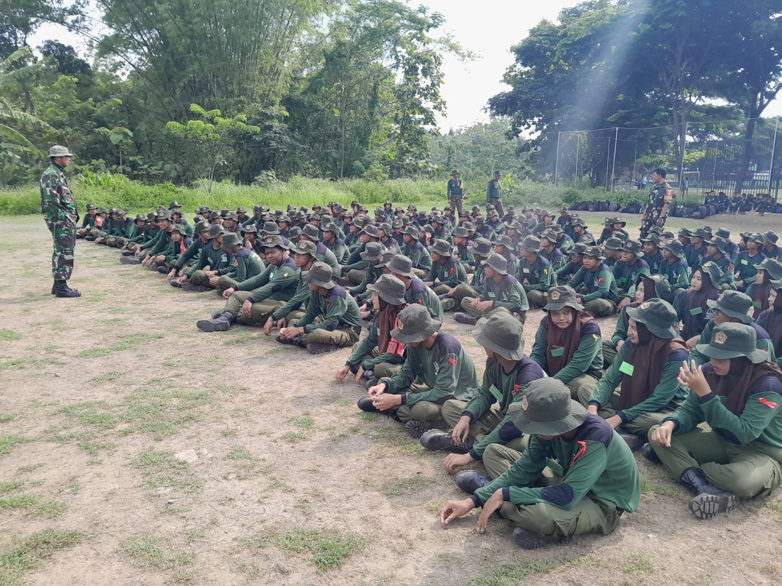 Babinsa Kenalkan Korps Kadet ke 181 Siswa SMK, Tingkatkan Bela Negara Sejak Dini