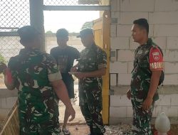 Babinsa Pantau Usaha Ayam Potong Skala Rumahan di Semarang, Jaga Stabilitas Ekonomi Lokal