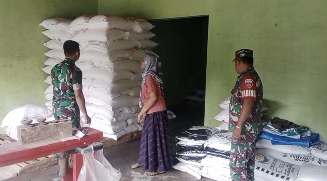 Pengecekan Pupuk Secara Intensif Terus dilakukan Babinsa