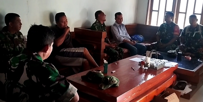 Babinsa Imbau Warga Segera Melaporkan Setiap Permasalahan di Wilayah