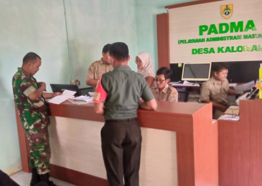 Babinsa Tingkatkan Koordinasi dan Komunikasi dengan Perangkat Desa