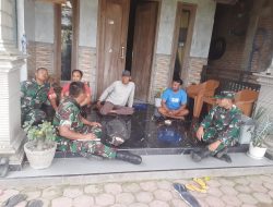 Babinsa Proaktif Mendata Warga Baru, Jalin Silaturahmi dengan Ketua RT