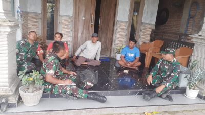Babinsa Proaktif Mendata Warga Baru, Jalin Silaturahmi dengan Ketua RT