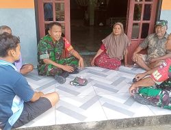 Guna Memahami Permasalahan yang Ada di Wilayah, Babinsa Kunjungi Rumah Tomas
