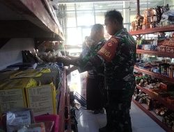 Babinsa Laksanakan Pendataan Logwil di Mini Market untuk Perbarui Data Teritorial