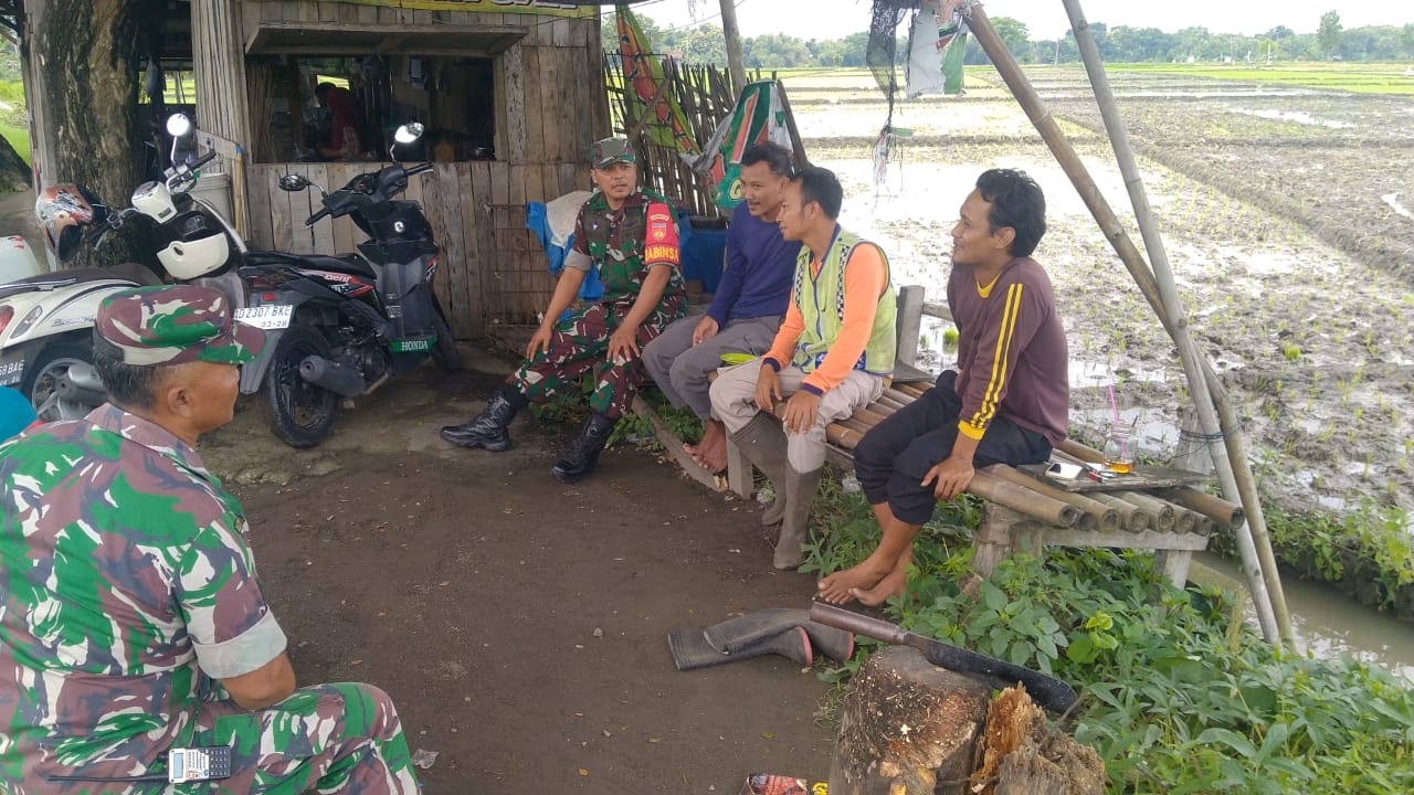 Mustofa Komsos Dengan Gapoktan, Imbau Petani Kuasai Teknik Pengolahan Lahan