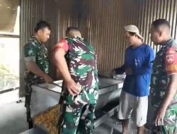 Babinsa Cek UMKM Pembuatan Makroni, Cek Standart Kebersihan dan Kualitas Produk