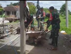 Upaya Babinsa Dorong Pembangunan Rumah Warga Binaan