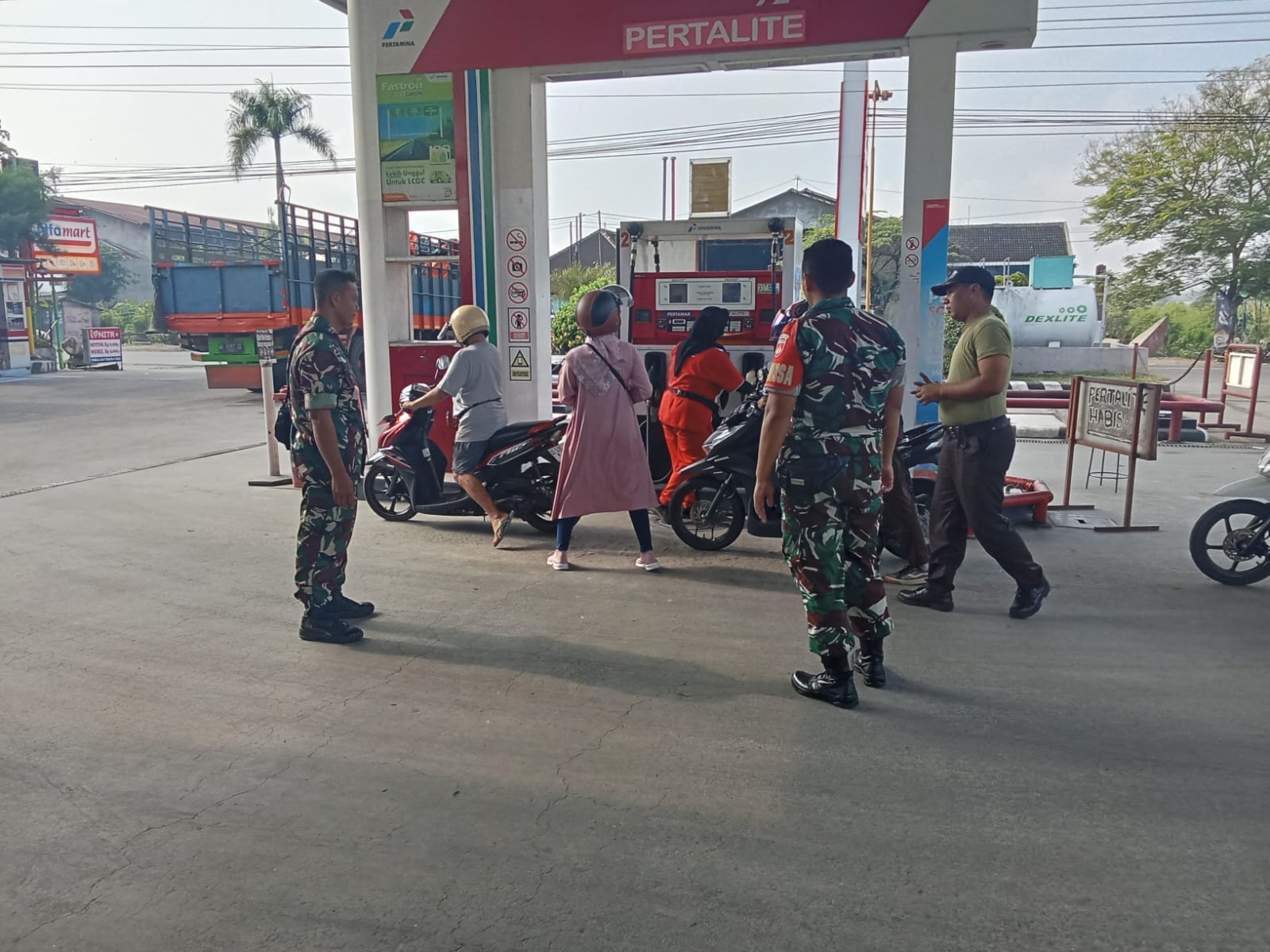 Patroli Aktif Koramil Jaga Keamanan