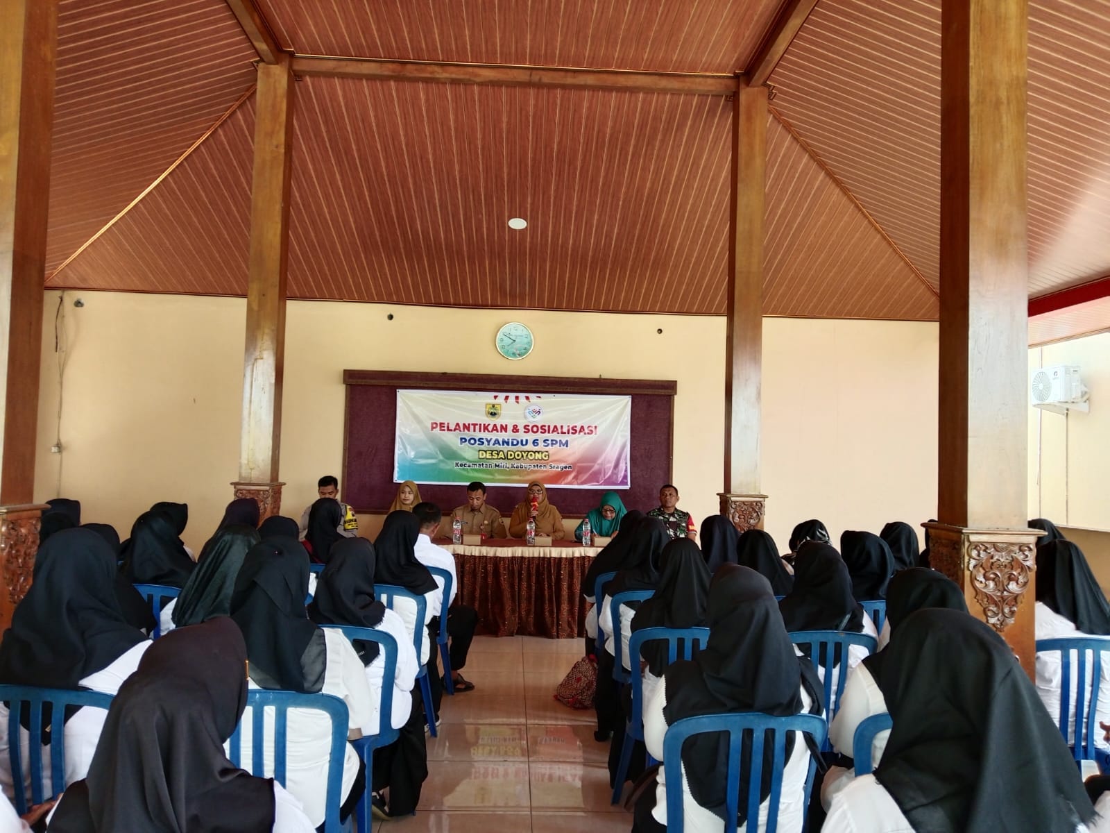 Babinsa Hadiri Pelantikan dan Sosialisasi Posyandu 6 SPM, Dukungan Penuh untuk Kesehatan Masyarakat