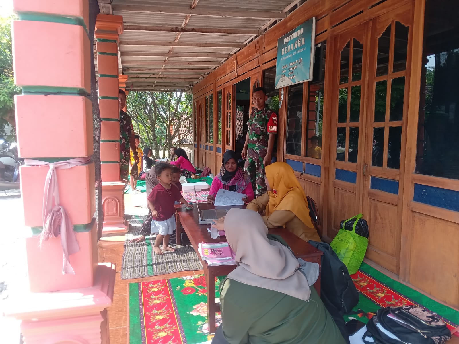 Babinsa Dampingi Posyandu, Upaya Tekan Angka Stunting