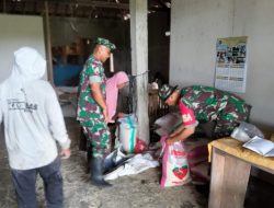 Babinsa Lakukan Pengecekan Ketersediaan Beras di Penggilingan Padi