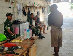 Babinsa Himbau Warga Jaga Kerukunan dan Saling Menghormati