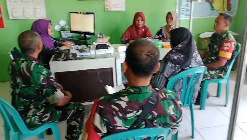 Babinsa Giatkan Pencarian Data Jumlah Balita ke Bidan Desa, Tujuannya?