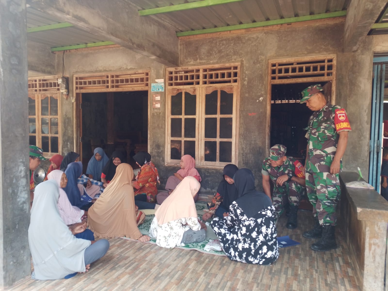 Babinsa Dampingi Posyandu Lansia, Bukti Peduli