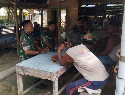 Babinsa Ajak Warga Perkuat Silaturahmi Demi Kerukunan