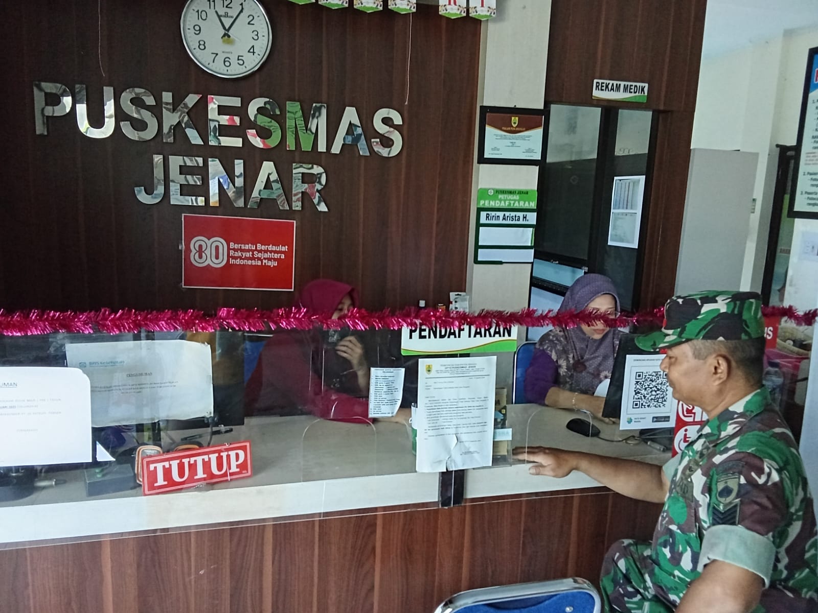 Hariono Hadir di Puskesmas untuk Mencari dan Mendata Kasus Stunting