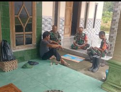 Babinsa Laksanakan Pendataan Pelaku UMKM Keripik Singkong, Dorong Kemajuan Ekonomi Warga