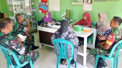 Babinsa Lakukan Pendataan Akurat Balita, Ibu Hamil dan Menyusui Guna Mendukung Program MBG
