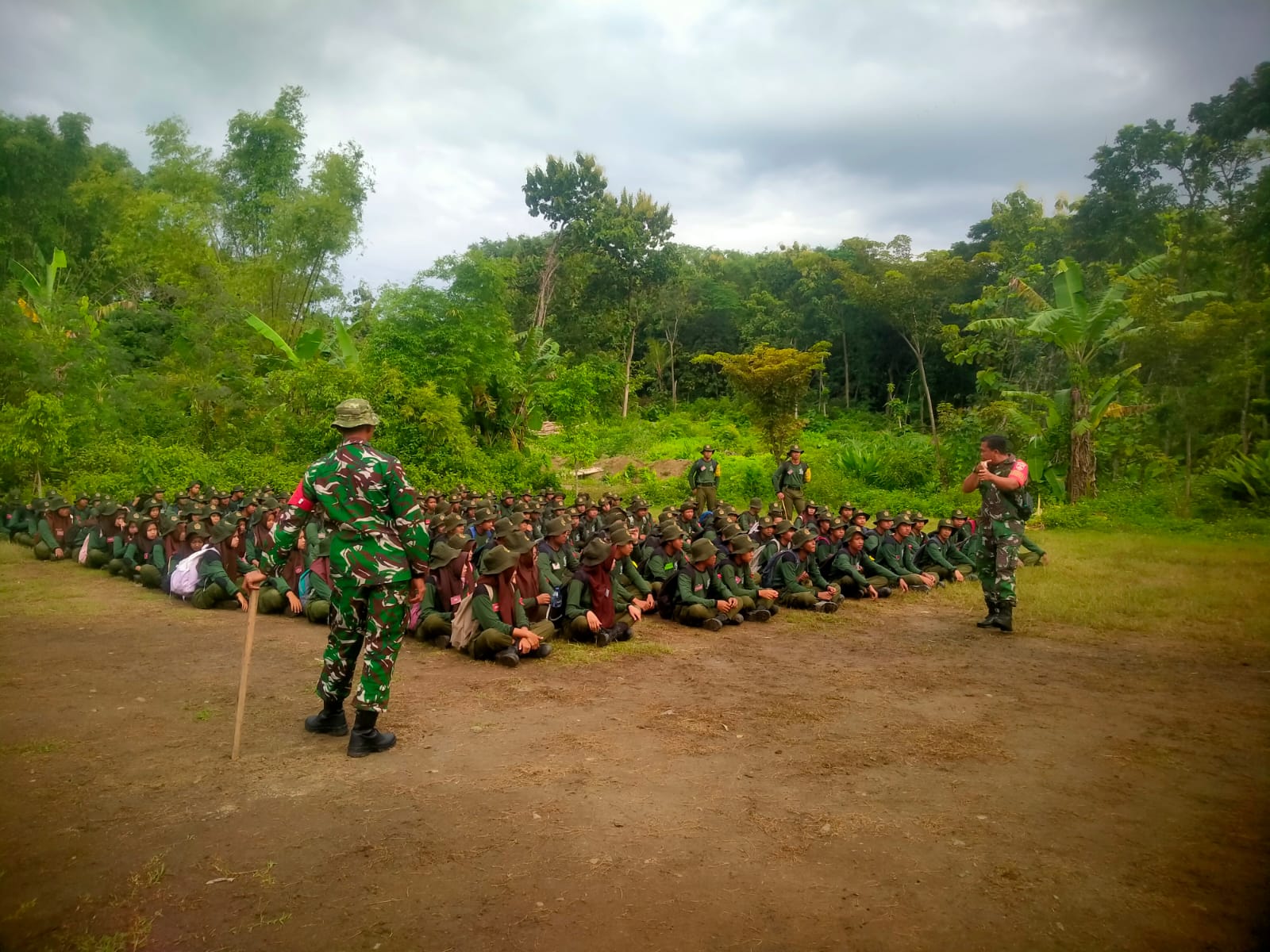 Babinsa Berikan Materi NIKPEROR dalam Pendidikan Ketarunaan