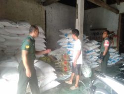 Cegah Spekulan, Babinsa Awasi Distribusi Pupuk Bersubsidi