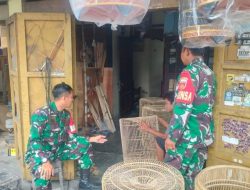 Babinsa Lakukan Pengecekan dan Pendampingan UMKM Sebagai Bentuk Dukungan