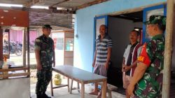 Babinsa Patroli Mengingatkan Pentingnya Keamanan