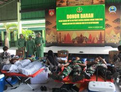 Peringati HUT Ke -80, Persit Kodim Sragen Tebar Cinta Melalui Donor Darah