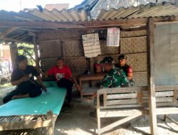 Babinsa Imbau Warga Waspadai Bencana Alam dan Hindari Daerah Rawan