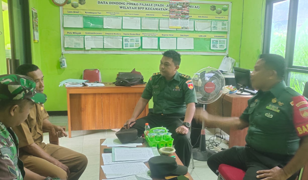 Babinsa Dan PPL Komitmen Perkuat Sinergitas Program Pertanian