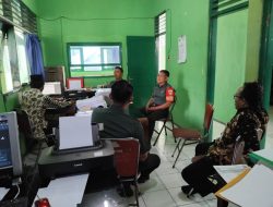 Komsos dengan Kepala KUA, Ini Pesan yang Disampaikan Babinsa