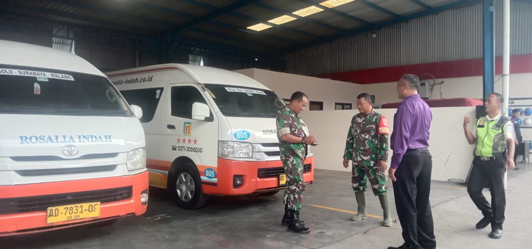 Babinsa Lakukan Pendataan Warga Pemilik Usaha Armada Transportasi