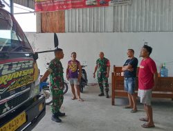 Babinsa Laksanakan Pendataan Logwil Armada Ekspedisi, Deteksi Potensi Wilayah