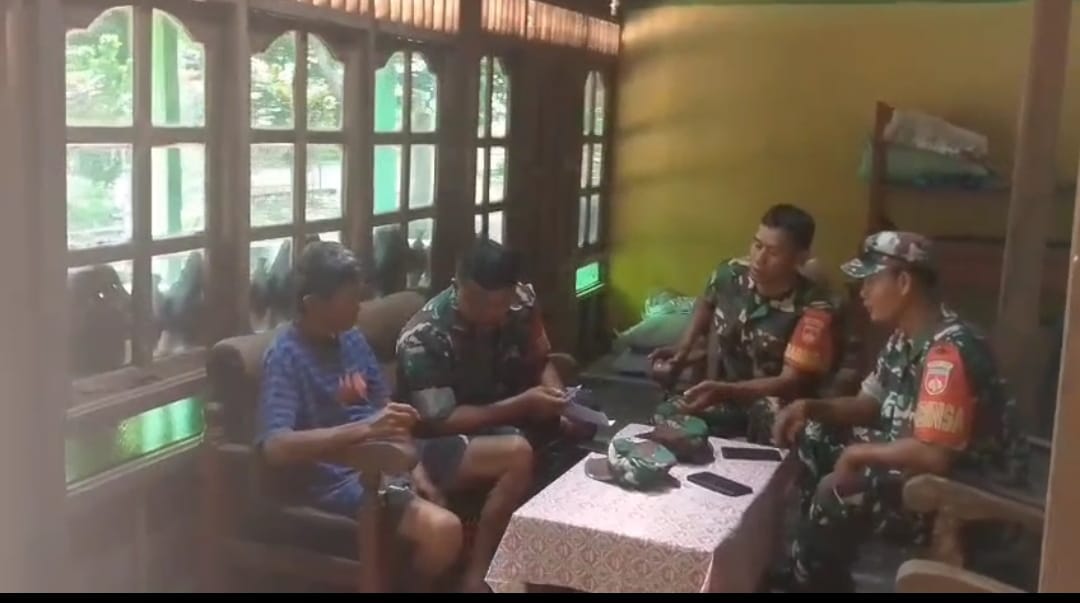 Babinsa Update Data UMKM di Wilayah Guna Dukung Perekonomian Warga