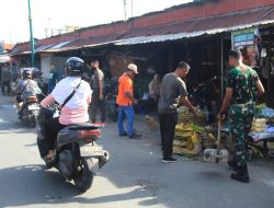 Kodim Sragen bersihkan pasar wujudkan Indonesia Asri