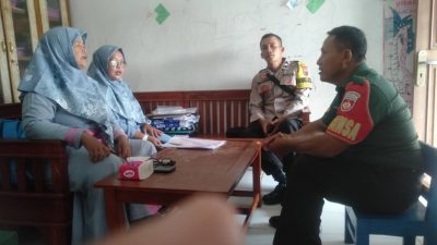 Babinsa Lakukan Pendataan Ibu Hamil dan Balita Untuk Permudah Pemantauan Kesehatan