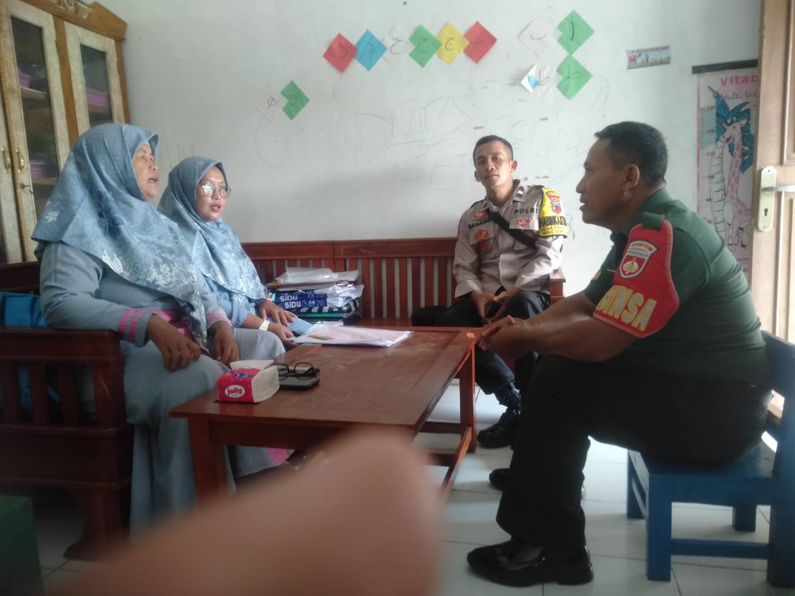 Babinsa Lakukan Pendataan Ibu Hamil dan Balita Untuk Permudah Pemantauan Kesehatan