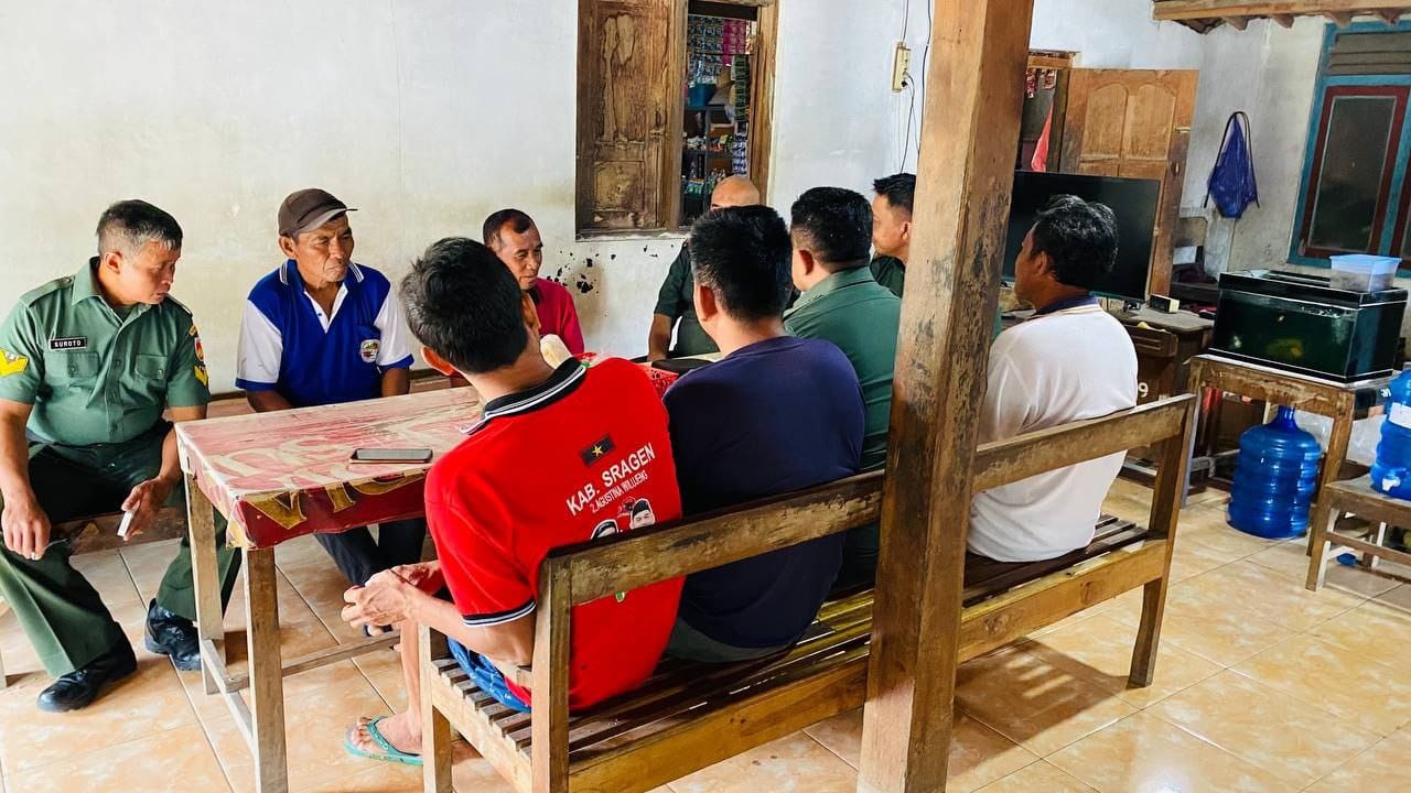 Babinsa Berikan Imbauan Jaga Kesehatan Selama Bulan Puasa